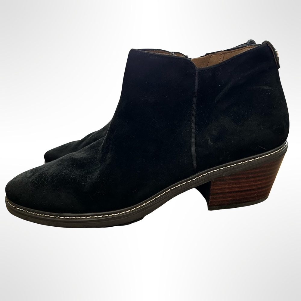 Sam Edelman Black Suede Ankle Booties